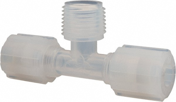 Compression Tube Male Branch Tee: 1/2
